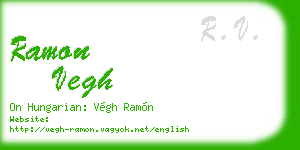 ramon vegh business card